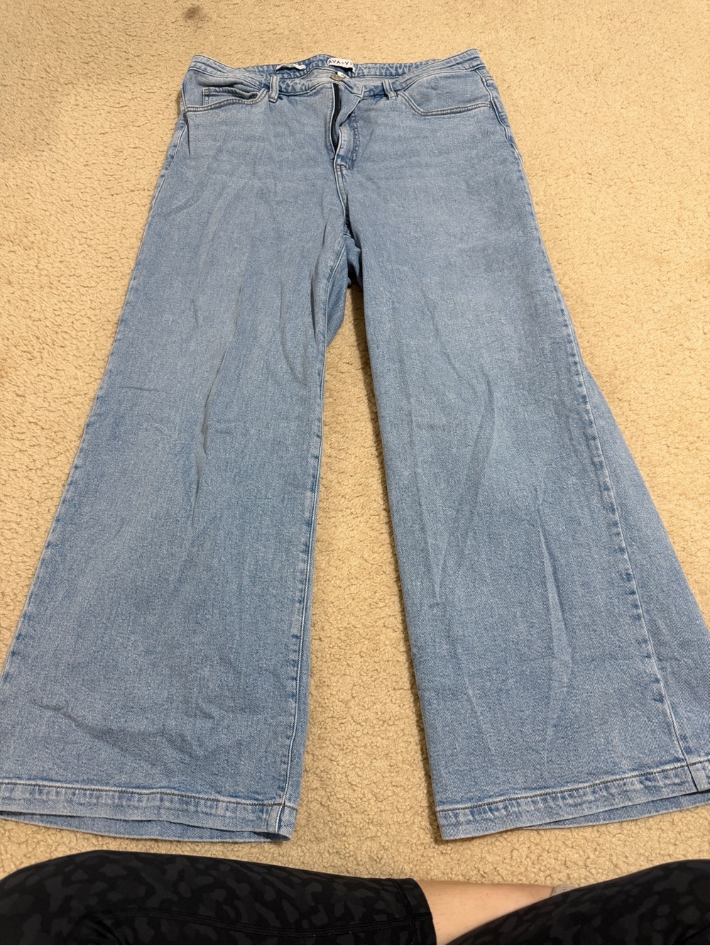 Ava & Viv Light Blue Wide Leg Jeans